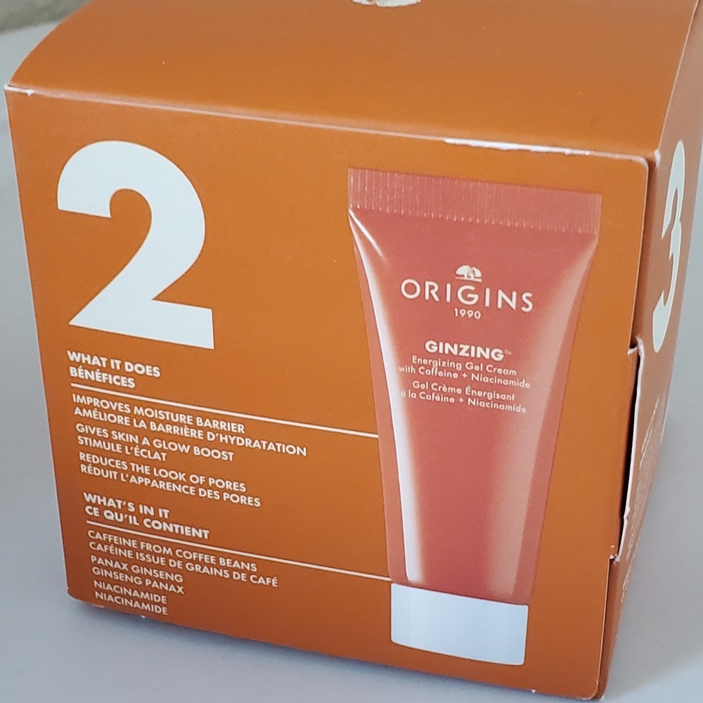 Origins GinZing Hello Radiance Boosting Trio Skincare Set Vitamin C Niacinamide - Picture 3 of 12